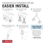 Delta Foundations Two Handle Bar / Prep Faucet in Chrome, B28910LF, MRSP: $146.75, FINAL PRICE: $ + TAX