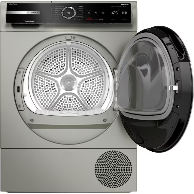 Bosch 800 Series Medium Stackable Steam Cycle Ventless Heat Pump Electric Dryer (Pearl Steel), WQB245AXUC/02 *JR2508, Retail: $1,999.00, FINAL PRICE: $1,199.99 + TAX