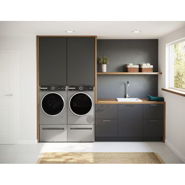 Bosch 800 Series Medium Stackable Steam Cycle Ventless Heat Pump Electric Dryer (Pearl Steel), WQB245AXUC/02 *JR2508, Retail: $1,999.00, FINAL PRICE: $1,199.99 + TAX