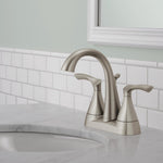 Delta Sandover Two Handle Centerset Lavatory Faucet in Spotshield Brushed Nickel, 25748LF-SP, MRSP: $201.5, FINAL PRICE: $ + TAX