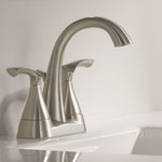 Delta Sandover Two Handle Centerset Lavatory Faucet in Spotshield Brushed Nickel, 25748LF-SP, MRSP: $201.5, FINAL PRICE: $ + TAX