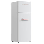 Frigidaire 7.5-cu ft Counter-Depth 24-in Wide Top-Freezer Refrigerator ( White )