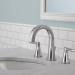 Delta Becker Two Handle Widespread Bathroom Faucet in Spotshield Brushed Nickel, 35891LF-SP, MRSP: $249.9, FINAL PRICE: $ + TAX