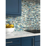 **PER PC** Serenity Cove 12x12 Mosaic, LW210618004, 11pcs, 10.33sf, 25lbs, FINAL PRICE: $4.99/pc, $54.89/ Box