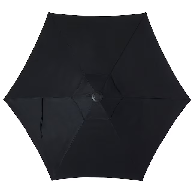Style Selections 7.5-Feet Push-Button Tilt Market Patio Umbrella, UCS18102A-SB  #5997548 *JR2509, Retail: $59.00, FINAL PRICE: $37.99 + TAX