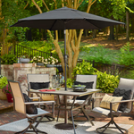 Style Selections 7.5-Feet Push-Button Tilt Market Patio Umbrella, UCS18102A-SB  #5997548 *JR2509, Retail: $59.00, FINAL PRICE: $37.99 + TAX