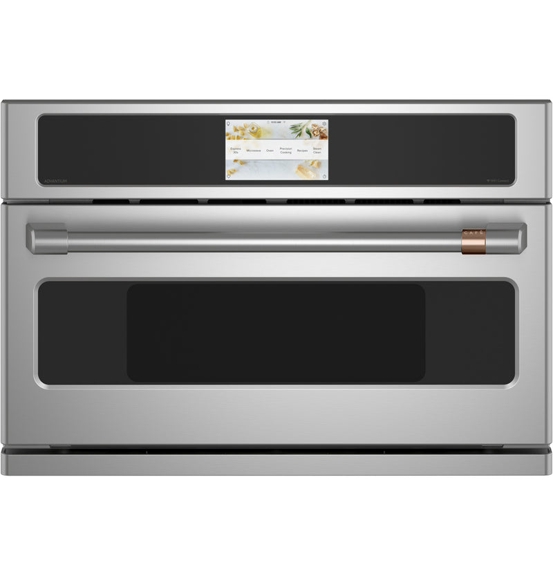 Cafe Advantium 1.7-cu ft 950 -Watt 29.75-in Built-In Microwave ( Stainless Steel with Brushed Stainless Handles )