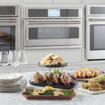 Cafe Advantium 1.7-cu ft 950 -Watt 29.75-in Built-In Microwave ( Stainless Steel with Brushed Stainless Handles )