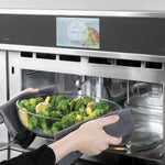 Cafe Advantium 1.7-cu ft 950 -Watt 29.75-in Built-In Microwave ( Stainless Steel with Brushed Stainless Handles )