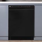 LG 24-in Front Control Built-in Dishwasher ( Black ) With Third Rack, QuadWash and Dynamic Dry , 48-Decibel
