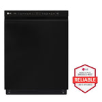 LG 24-in Front Control Built-in Dishwasher ( Black ) With Third Rack, QuadWash and Dynamic Dry , 48-Decibel