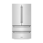 ZLINE KITCHEN & BATH Counter-Depth 22.5-cu ft 4-Door French Door Refrigerator with Ice Maker (Fingerprint Resistant Stainless Steel) ENERGY STAR, RFM-36, [FB186]