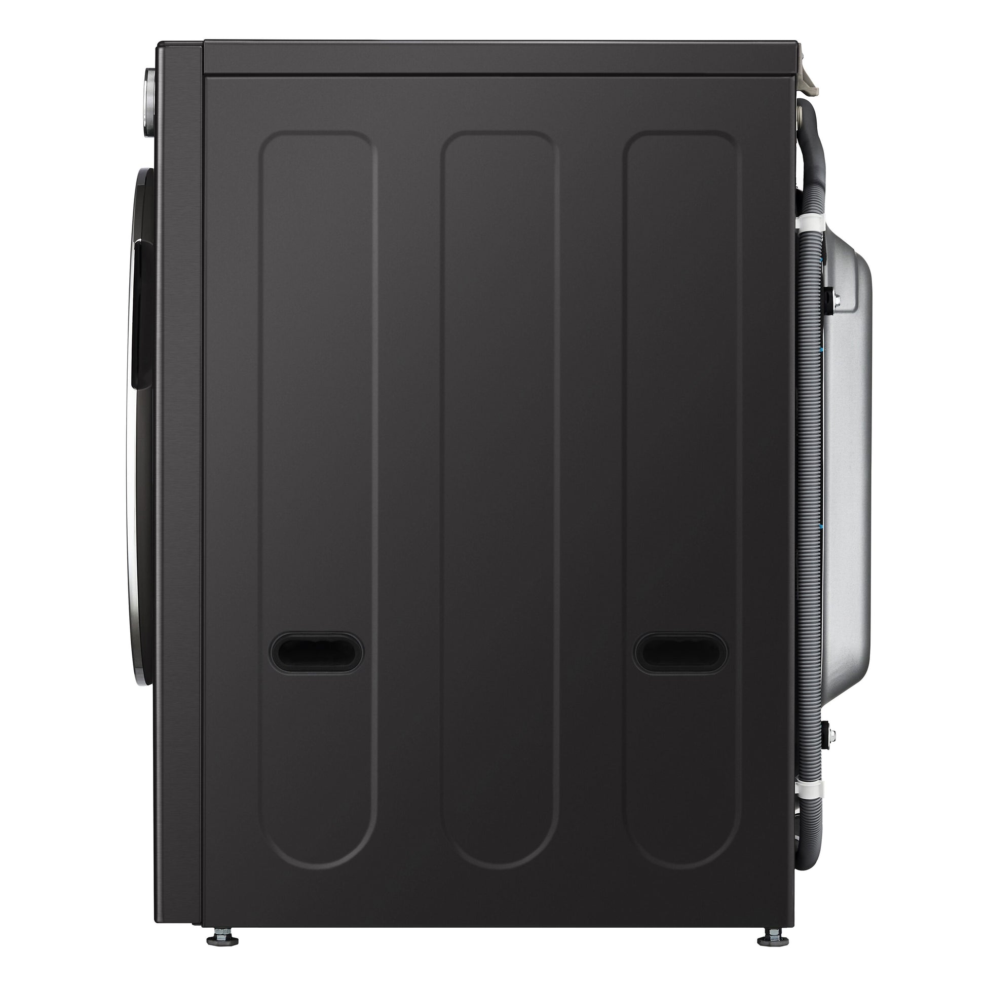 LG TurboWash360 5.0-cu ft Ventless All-In-One Washer Dryer Combo with Steam Cycle ( Black Steel )