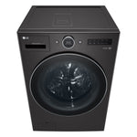 LG TurboWash360 5.0-cu ft Ventless All-In-One Washer Dryer Combo with Steam Cycle ( Black Steel )