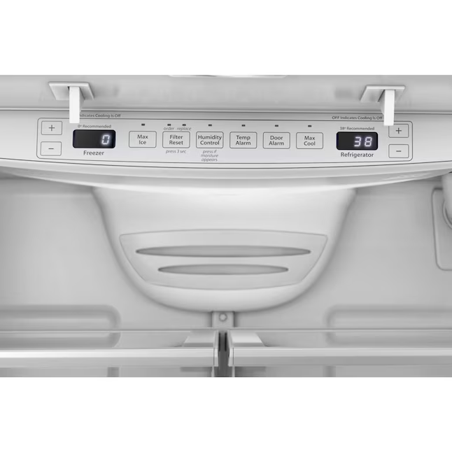 Whirlpool Standard-Depth 25.2-cu ft 3-Door French Door Refrigerator with Ice Maker (Stainless Steel), WRFF3036RZ/00 *JR2509, Retail: $2,299.00, FINAL PRICE: $1,049.99 + TAX