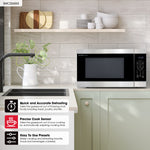 Sharp 2.2-cu ft 1200 -Watt Countertop Microwave ( Stainless Steel )