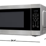 Sharp 2.2-cu ft 1200 -Watt Countertop Microwave ( Stainless Steel )