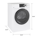 GE 4.3-cu ft Stackable Vented Electric Dryer (White) ENERGY STAR, CLEARANCED