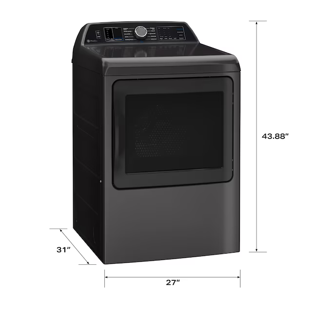 GE Profile Large Steam Cycle Vented Electric Dryer (Diamond Gray), PTD70EBPTDG/0 *JR2511, Retail: $1,149.00, FINAL PRICE: $649.99 + TAX