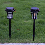 Harbor Breeze 2 -Pack Path lights 14 -Lumens Black Low voltage Solar LED Outdoor Path Light Kit ( 3250-K )