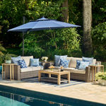 Alpine Reserve Miles Park 2-Piece Wicker Patio Sofa Conversation Set with Cream Cushions, FRS81527T-1A *HD2509, Retail: $1,049.00, FINAL PRICE: $649.99 + TAX
