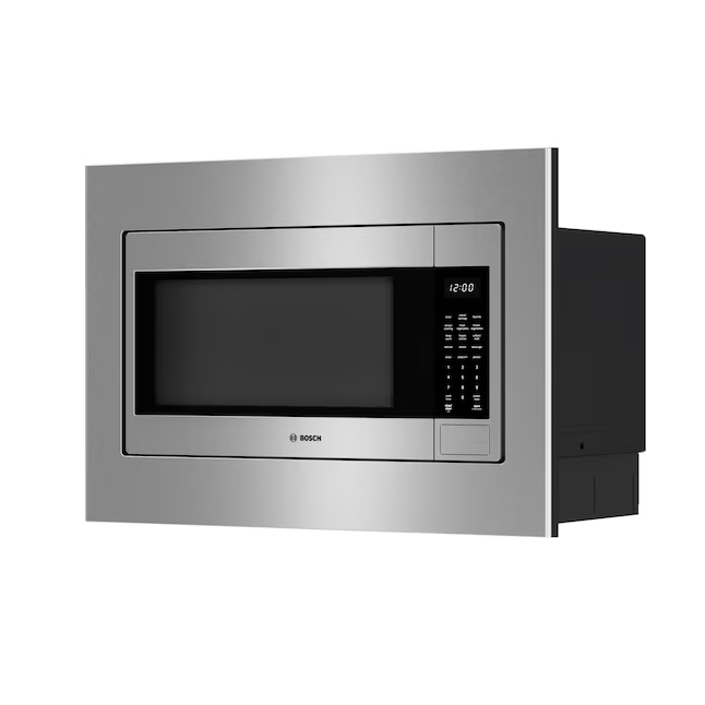 Bosch 300 Series 2.1-cu ft 1000-Watt 24.37-in Built-In Microwave (Stainless Steel), HMB30155UC *JR2511, Retail: $749.00, FINAL PRICE: $499.99 + TAX
