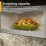 Whirlpool 1.1-cu ft Low Profile Over-the-Range Microwave ( Black )