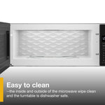 Whirlpool 1.1-cu ft Low Profile Over-the-Range Microwave ( Black )