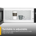 Whirlpool 1.1-cu ft Low Profile Over-the-Range Microwave ( Black )