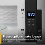 Whirlpool 1.1-cu ft Low Profile Over-the-Range Microwave ( Black )