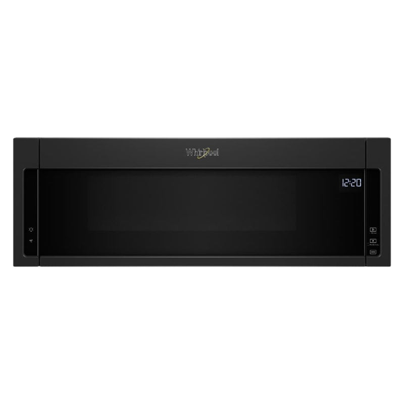 Whirlpool 1.1-cu ft Low Profile Over-the-Range Microwave ( Black )