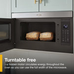 Whirlpool Flush Built-in Design 1.1-cu ft Over-the-Range Microwave with Sensor Cooking