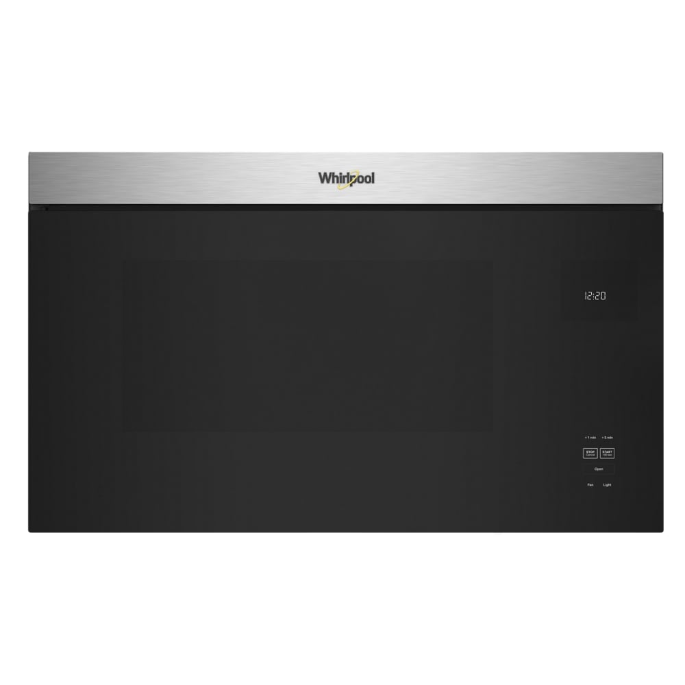 Whirlpool Flush Built-in Design 1.1-cu ft Over-the-Range Microwave with Sensor Cooking