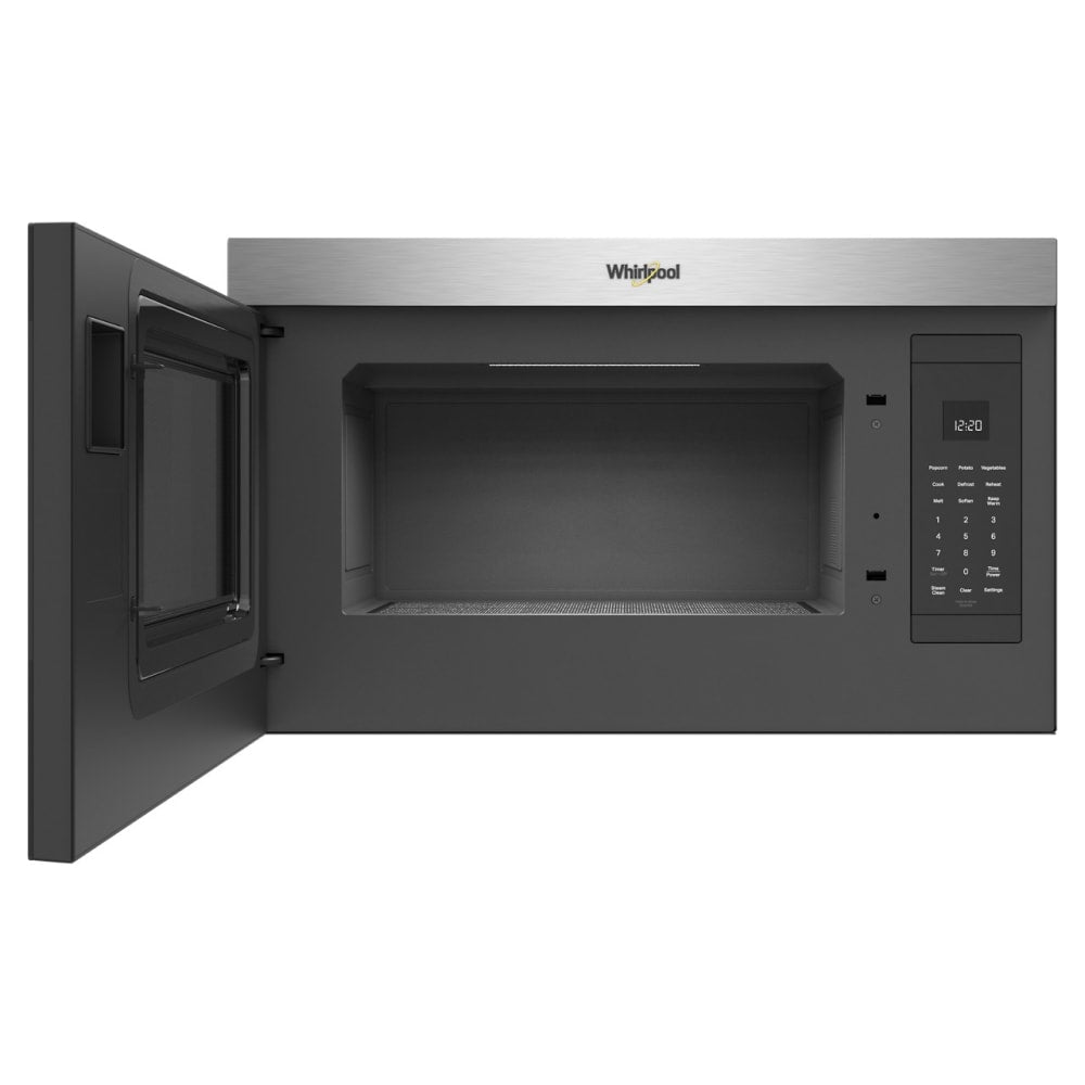 Whirlpool Flush Built-in Design 1.1-cu ft Over-the-Range Microwave with Sensor Cooking