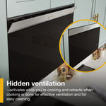 Whirlpool Flush Built-in Design 1.1-cu ft Over-the-Range Microwave with Sensor Cooking