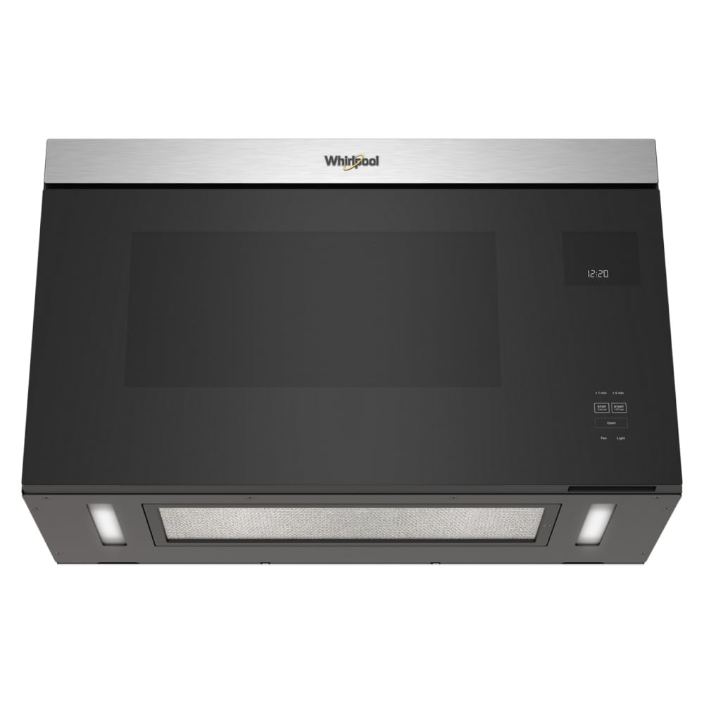Whirlpool Flush Built-in Design 1.1-cu ft Over-the-Range Microwave with Sensor Cooking