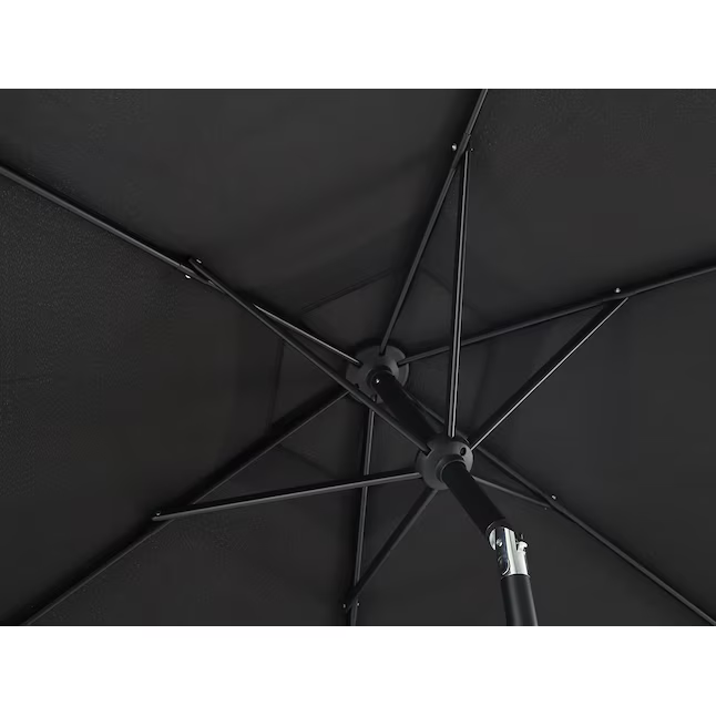 Style Selections 7.5-Feet Push-Button Tilt Market Patio Umbrella, UCS18102A-SB  #5997548 *JR2509, Retail: $59.00, FINAL PRICE: $37.99 + TAX