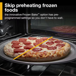 Whirlpool 30-in Glass Top 4 burners 4.8-cu ft Slide-In Electric Range ( Fingerprint Resistant Stainless