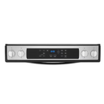 Whirlpool 30-in Glass Top 4 burners 4.8-cu ft Slide-In Electric Range ( Fingerprint Resistant Stainless