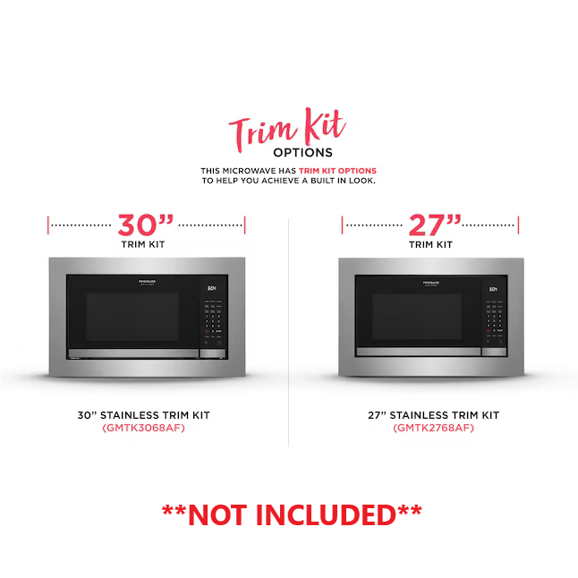 Frigidaire 2.2-cu ft 1100 -Watt 24.44-in Built-In Microwave ( Stainless Steel )