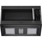BOSCH 800 Series 1.9-cu ft 1000-Watt 30-in Over-the-Range Convection Microwave with Sensor Cooking (Black Stainless)