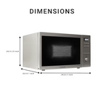 Equator Advanced Appliances Hybrid Microwave + Oven 0.8-cu ft 1000-Watt 23.3-in Built-In Microwave (Stainless Steel)
