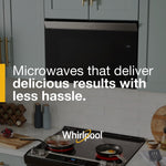 Whirlpool Flush Built-in Design 1.1-cu ft Over-the-Range Microwave with Sensor Cooking