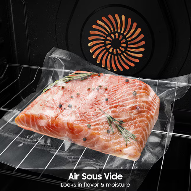 Samsung Bespoke 6.0 Cu. Ft. Slide-In Gas Range with Air Sous Vide - Stainless Steel, NSG6DG8500SR/AA *BD