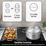 Samsung 30-in Glass Top 5 burners 6.3-cu ft Freestanding Electric Range ( Stainless Steel )