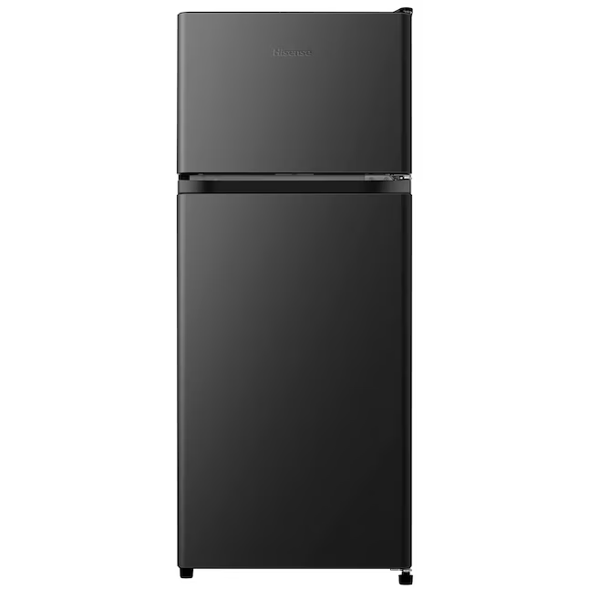 Hisense 4.4-cu ft Mini Fridge with Freezer (Black), HRT044AAE *JR2512, Retail: $349.00, FINAL PRICE: $219.99 + TAX