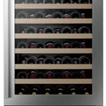 Hisense 23.4-in W 54 -Bottles Stainless steel Built-in/Freestanding Indoor Wine Cooler