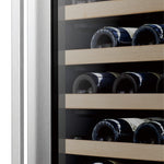 Hisense 23.4-in W 54 -Bottles Stainless steel Built-in/Freestanding Indoor Wine Cooler