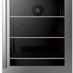 Hisense 23.4-in W 164 -Can Capacity Stainless Steel Built-in/Freestanding Indoor Beverage Refrigerator with Glass Door