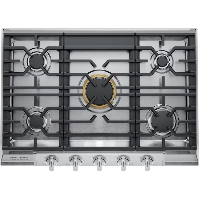 Frigidaire Professional 30-in 5 burners Stainless Steel Gas Cooktop, PCCG3080AS *JR2510, Retail: $1,599.00, FINAL PRICE: $849.99 + TAX